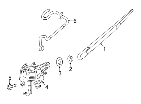 2020 Infiniti QX60 Wipers Diagram 1