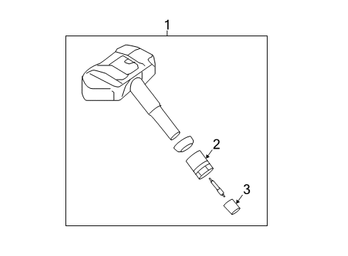 2021 Infiniti Q50 Tire Pressure Monitoring Diagram