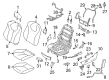 Diagram for Infiniti Seat Cover - 87670-5DV0B