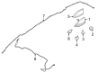 Diagram for 2023 Infiniti QX60 Antenna Cable - 28241-6SA0A