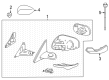 Diagram for Infiniti Car Mirror - 96301-5VG4A