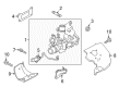 Diagram for Infiniti Exhaust Heat Shield - 14450-6GP0A