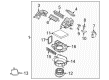 Diagram for Infiniti QX80 Cabin Air Filter - 27277-VX01A