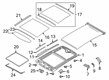Diagram for Infiniti QX50 Weather Strip - 91346-5NA0A