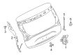 Diagram for Infiniti Tailgate Lock - 90500-7FM0A