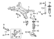 Diagram for Infiniti Rear Crossmember - 55400-3JA2A