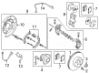 Diagram for 2021 Infiniti Q50 Brake Pad Set - D1060-6HH0C