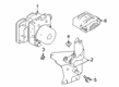 Diagram for Infiniti ABS Control Module - 47660-5NA0D