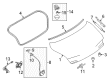 Diagram for Infiniti Q60 Lift Support - 84430-5CA1A