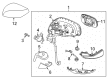 Diagram for 2022 Infiniti Q60 Car Mirror - 96302-5DV1A