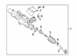 Diagram for Infiniti Steering Gear Box - 49004-5NN1B