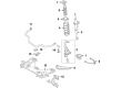 Diagram for Infiniti Q50 Sway Bar Link - 54618-JK05B