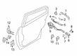 Diagram for 2022 Infiniti Q50 Door Handle - 82640-6HN1A