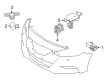 Diagram for 2020 Infiniti QX80 Parking Assist Distance Sensor - 28438-4RA1D