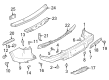 Diagram for Infiniti Bumper Reflector - 26565-6TA0A
