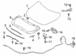 Diagram for Infiniti QX60 Hood Latch - 65670-6CA0A