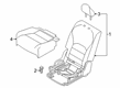 Diagram for 2022 Infiniti QX50 Seat Cushion - 88300-9CM1A