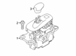 Diagram for Infiniti QX50 Automatic Transmission Shifter - 34901-9CN0A