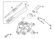 Diagram for Infiniti Windshield Washer Nozzle - 28970-5VG0A