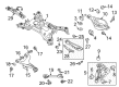 Diagram for Infiniti Axle Beam Mount - 55148-6SA0A