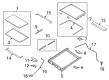 Diagram for 2022 Infiniti QX60 Weather Strip - 91214-4BA0A