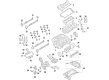 Diagram for 2020 Infiniti QX80 Timing Chain Guide - 13091-1CA2B