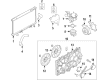 Diagram for Infiniti Q50 Radiator fan - 21481-4HK0B