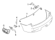 Diagram for 2020 Infiniti QX80 Parking Assist Distance Sensor - 284K1-6JE1A