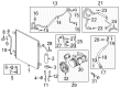 Diagram for Infiniti Q60 A/C Service Cap - 92499-2DX0A
