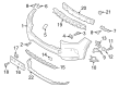 Diagram for Infiniti QX50 Grille - 62254-5VG0A