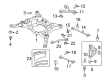 Diagram for Infiniti QX60 Axle Beam Mount - 55157-6SA0A
