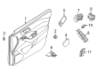 Diagram for Infiniti QX60 Door Lock Switch - 25210-6RA0A
