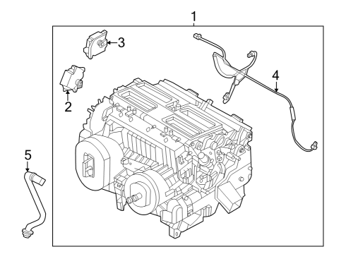 27110-6SH0A Infiniti Front Heating Unit Assembly