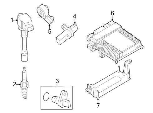 23703-6SA1A Infiniti BLANK ENGINE CONTROL MODULE