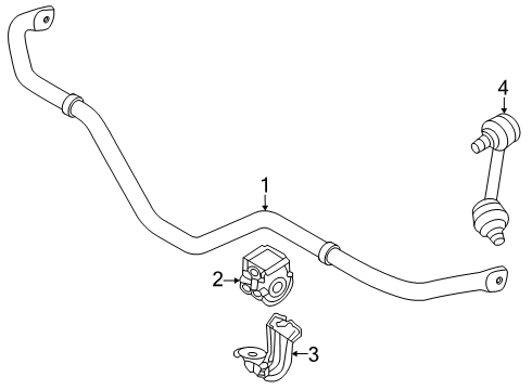 STABILIZER-REAR Diagram for 56230-7JA1A
