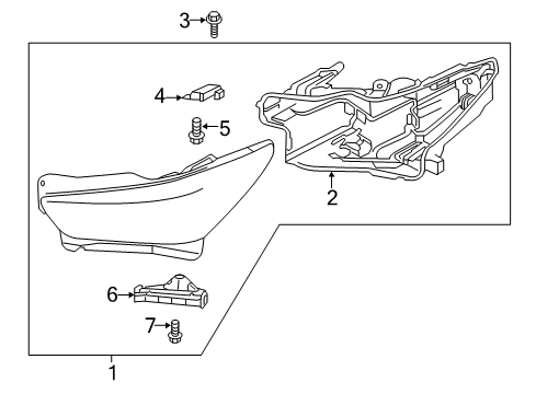HOUSING ASSY-HEADLAMP,RH Diagram for 26025-6JS0A