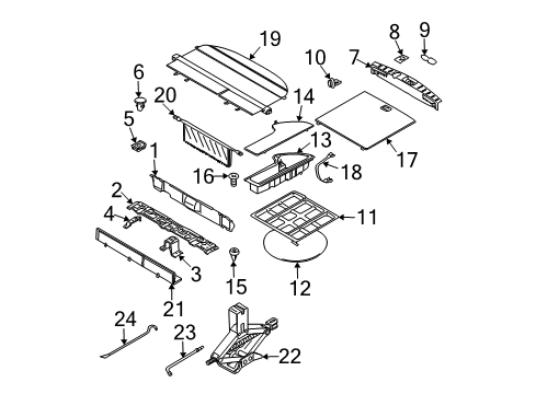 FINISHER - Luggage, CENTE Diagram for 84908-CQ101