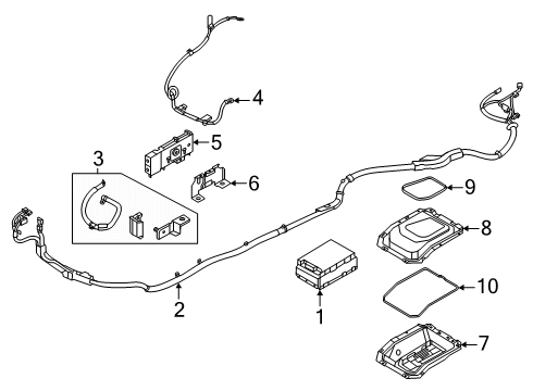 CABLE-BATTERY TO BATTERY Diagram for 24115-7JA0A