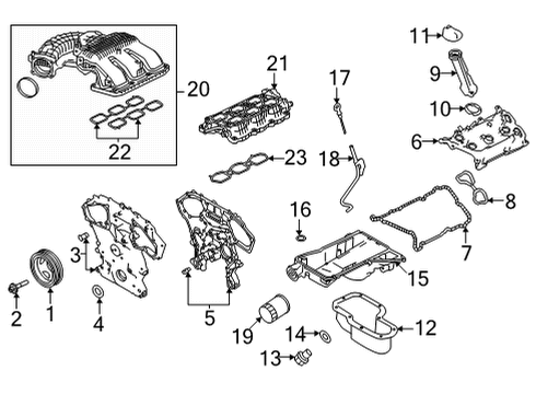 Oil Filter Diagram for 15208-31U1B