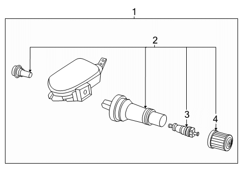SENSOR UNIT-TIRE PRESSURE Diagram for 40700-6LY0B
