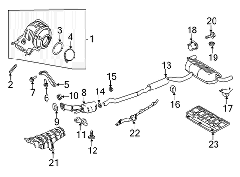 GUSSET-CONTAINER Diagram for 20817-6SX0A