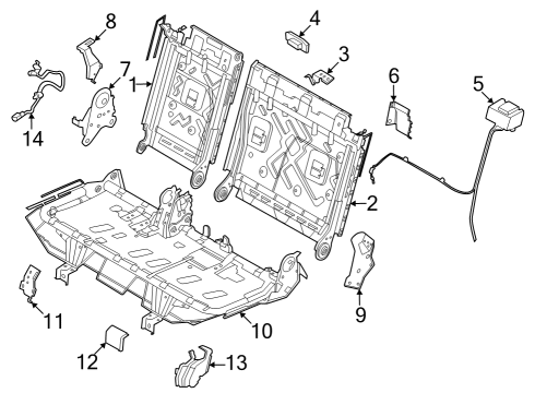 FINISHER ASSY-UNDER,3RD SEAT RH Diagram for 89330-6TA0A