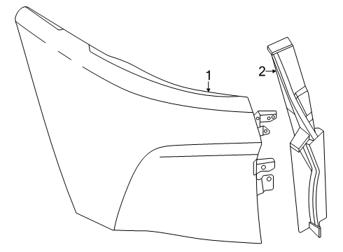2025 Infiniti QX80 Combination Lamps Diagram 2