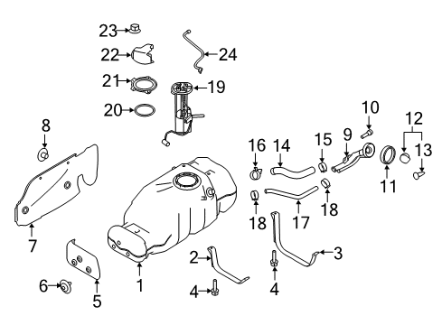Pump Assy-Fuel, High Pressure Diagram for 16630-1LA1A