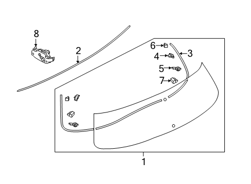 Spacer Diagram for 90356-6JC1A