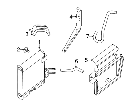 HOSE - AUTO TRANSMISSION OIL COOLER Diagram for 21636-9PF3A