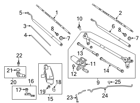 SENSOR-RAIN Diagram for 28536-BV80A