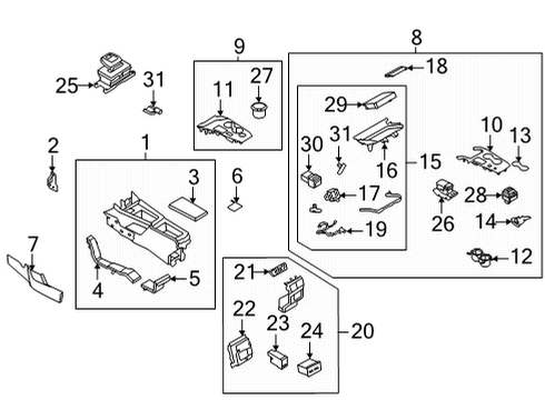 Charger Assembly-Tel,Wireless Diagram for 28342-6RA0A