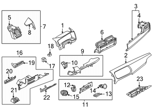 Connector-Auxiliary Audio System Diagram for 284H3-6RA0A