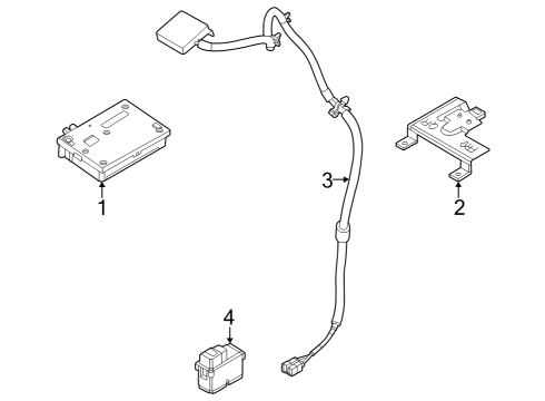 Telematic Box Diagram for 28275-9JM4B